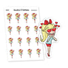 I like it planner stickers, Vaalea - S0347-348, Time planner stickers