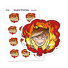 I'm so angry planner stickers, Vaalea - S0356-357, Mad planner stickers