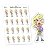 Hey You! Planner Stickers, Vaalea - S0368-369, Motivational stickers