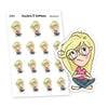 Let's dream Planner Stickers, Vaalea - S0383-384