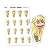 I Want It Planner Stickers, Vaalea - S0389-390