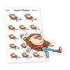 Relax! It's Friday! Planner Stickers, Vaalea - S0392-393