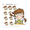 Eat Good Feel Good planner stickers, Vaalea - S0350-351, Food planner stickers