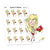 No Money, No Funny planner stickers, Vaalea - S0371-372, Money planner stickers