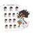 I Love Morning Without an Alarm Planner Stickers, Nia - S0420/S0617, Morning Stickers