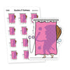 Singing in the Shower Planner Stickers, Vaalea - S0467-468