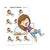 I don't like food, I love it! Planner Stickers, Vaalea - S0440-441, Food planner stickers