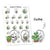 Ensi - Cactus planner stickers, S0082, Cactus stickers, Girl stickers, Cute stickers