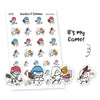 Sport planner stickers It's My Game, Ensi - S0166, Sport stickers, Hockey stickers, Basketball stickers