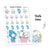 Bath Time Planner Stickers, Ensi - S0453, Bathroom