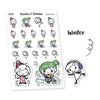 Piiku planner stickers - Winter, S0030, winter stickers