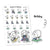 Piiku planner stickers - Hobby, S0036, hobby stickers, kawaii stickers