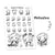 Piiku planner stickers - Motivation, S0057, motivational stickers, kawaii sticker
