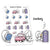 Fueling planner stickers, Ensi - S0172, Fuel planner stickers, Car planner stickers