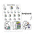 Housework planner stickers, Ensi - S0178, Cleaning planner stickers, Washing machine stickers, Cleaning day, Washing girl