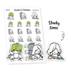 Study Time planner stickers, Ensi - S0179, Studying planner stickers