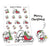 Merry Christmas planner stickers, Ensi - S0182, Christmas Planner Stickers, Cute Winter stickers, Ho Ho Ho, Christmas tree