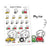 Piiku planner stickers - My car, S0027, car stickers, kawaii stickers, fueling