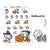 Piiku planner stickers - Halloween, S0043, halloween stickers, kawaii stickers
