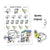 Piiku planner stickers - Home repair, S0049, repairs stickers, kawaii stickers