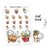 Planner stickers Piiku - Fast food, S0078, food stickers, cute stickers, burrito