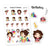 Tumma planner stickers - Birthday, S0013, birthday stickers, natal day stickers