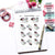Planner Stickers "Love yourself more", Nia - S0556/S0574, Read book stickers