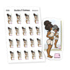 Planner stickers "Change your body", Nia - S0560/S0595