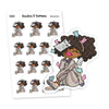 To Do List Planner Stickers, Nia - S0660/S0679, Deep in Thought Planner Stickers