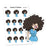 I'm So Angry Planner Stickers, Nia - S0433/S0630, Bad Day Planner Stickers