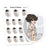 Keep on dreaming Planner Stickers, Nia - S0518/S0526, Coffee Stickers