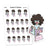 Planner stickers "Shopping is cheaper than therapy", Nia - S0565/S0572, Shopping bags planner stickers