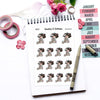 To Do List Planner Stickers, Nia - S0660/S0679, Deep in Thought Planner Stickers