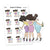Girlfriends Planner Stickers, Nia - S0700/S0712, Friendship Planner Stickers