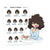 Manicure Planner Stickers, Nia - S0707/S0719, Nail Care Planner Stickers