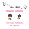 Back-to-School Breakfast Sandwich Planner Stickers, Nia - S0669/S0687, Morning Planner Stickers