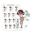 Get Ready for the Weekend with "Smile! It's Friday" Planner Stickers, Nia - S0706/S0718