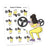 Every Workout is Progress Planner Stickers, Nia - S0723/S0735, Barbell Planner Stickers