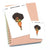 Planner girl - Large / Extra large planner stickers "Nia/Brown skin", L0399/XL0399