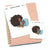 Relax - Large / Extra large planner stickers "Nia/Brown skin", L0401/XL0401