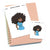 I am very angry - Large / Extra large planner stickers "Nia/Brown skin", L0433/XL0433