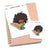 Pizza - Large / Extra large planner stickers "Nia/Brown skin", L0471/XL0471