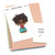I disagree - Large / Extra large planner stickers "Nia/Brown skin", L0480/XL0480