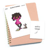 Bad cat - Large / Extra large planner stickers "Nia/Brown skin", L0483/XL0483