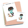Bad dog - Large / Extra largeplanner stickers "Nia/Brown skin", L0484/XL0484