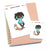 Bad dog - Large / Extra large  planner stickers "Nia/Brown skin", L0484/XL0484