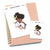 My pet - Large / Extra large planner stickers "Nia/Brown skin", L0503/XL0503
