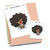 Coffee is my love - Large / Extra large planner stickers "Nia/Brown skin", L0529/XL0529
