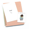 All time management begins with planning - Large / Extra large planner stickers "Nia/Brown skin", L0676/XL0676