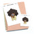 Take a picture - Large / Extra large planner stickers "Nia/Brown skin", L0678/XL0678